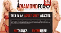 Desktop Screenshot of diamondfoxxx.com
